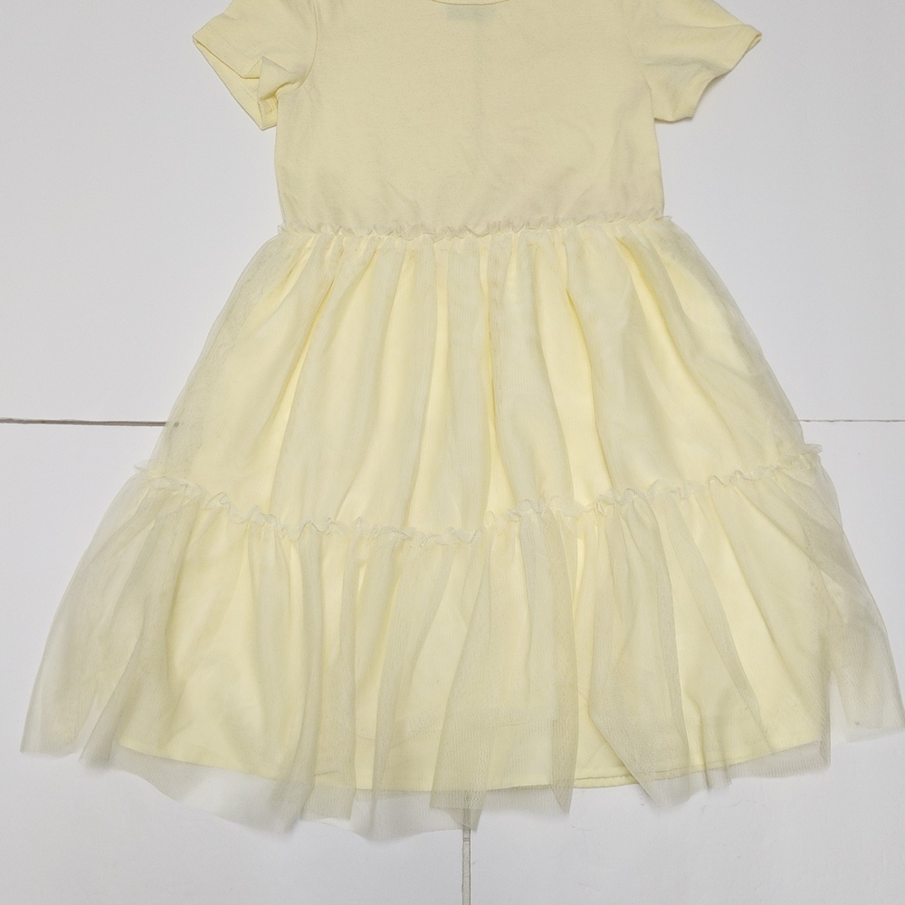 Charming Yellow Kids Dress